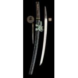 A JAPANESE SWORD (WAKIZASHI), LATE EDO PERIOD