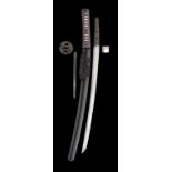 A JAPANESE SWORD (WAKIZASHI), SHINTO PERIOD