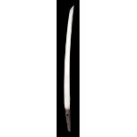 A JAPANESE SWORD (WAKIZASHI), EARLY EDO PERIOD the blade shinogi-zukuri, shallow tori-zori and