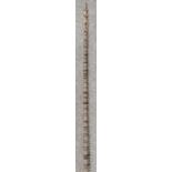 A PACIFIC FISHING SPEAR, LATE 19TH/20TH CENTURY, PROBABLY GILBERT ISLANDS of tapering wood bound