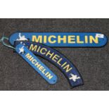 Three cast iron plaques - Michelin signs