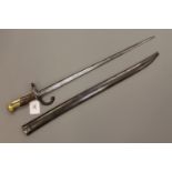 A French Gras bayonet,