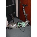 An electric scooter with battery and charger