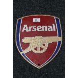 A cast iron Arsenal football plaque