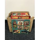 A box of mid 20th century Look & Learn magazines