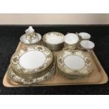 Twenty five pieces of Noritake gilded tea china