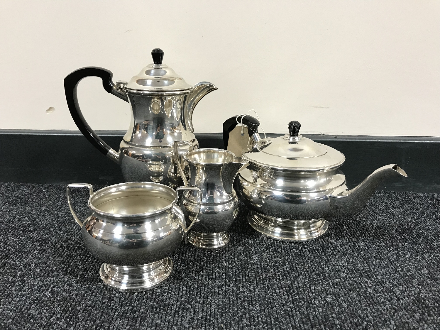 A four piece Garrard & Company of Regent Street,