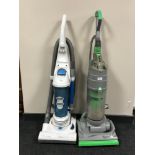 A Dyson DC4 upright vacuum together with an Electrolux Pet Lover vacuum