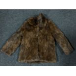 A mink fur coat