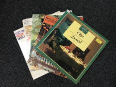 Five plastic crates of LP records - classical