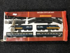 A boxed Hornby Railways InterCity 125 00 gauge train set