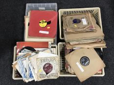 A box of good collection of 78's inc early rock n roll, jazz and big band,