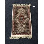 A silk finished prayer mat