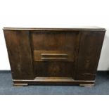 A continental walnut sideboard