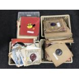 A box of good collection of 78's inc early rock n roll, jazz and big band,