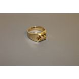An 18ct gold solitaire diamond ring, approximately 0.6ct, size R.