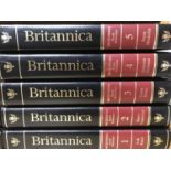Thirty two volumes of Encyclopaedia Britannica