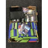 Two boxes of assorted Playstation, Xbox,