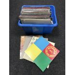 A box of lps - Rock including Frank Zappa, Jethro Tull, Chigago, Genesis, 10CC etc.