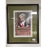 A set of eight framed Sallon prints - Right Honorable Lords