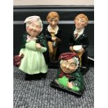 Four Royal Doulton figures - Oliver Twist,