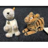 A Steiff 'Knut' Polar bear together with a Steiff Tigger (2)