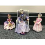 Three Royal Doulton figures - Joan HN 1422,