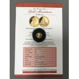 A 2006 Isambard Kingdom Brunel 200th Anniversary 24ct gold 1/25 crown,