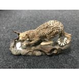 A Beswick figure - cheetah on a rock, model 2725,