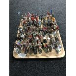 A tray of approximately 40 Del Prado metal figures - Soldiers on horseback