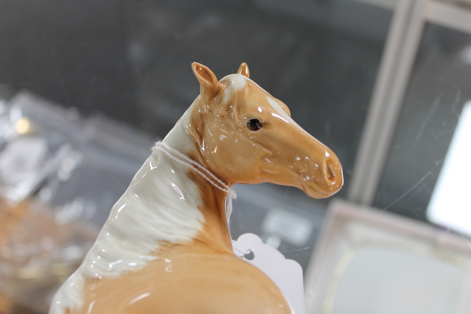 A Beswick figure - Model 1812 Mare (facing right, head down), palomino, - Image 3 of 4