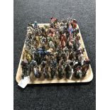 A tray of approximately 40 Del Prado metal figures - Soldiers on horseback