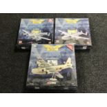 Three boxed Corgi Aviation Archive aircraft