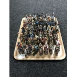 A tray of approximately 40 Del Prado metal figures - Soldiers on horseback