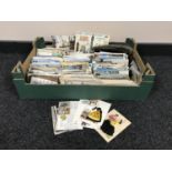 A box of 20th century mixed postcards