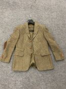 A gentleman's tweed Barbour blazer size 40