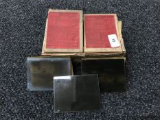 A box of photographic negatives - 1918 India