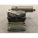 A vintage Underwood noiseless typewriter