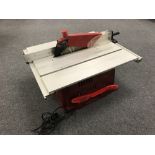 A Rexon BT2500AE table saw