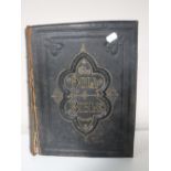 A leather bound family bible