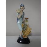 A Kevin Francis Clarice Cliff Art Deco figure,
