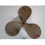 A boat propeller