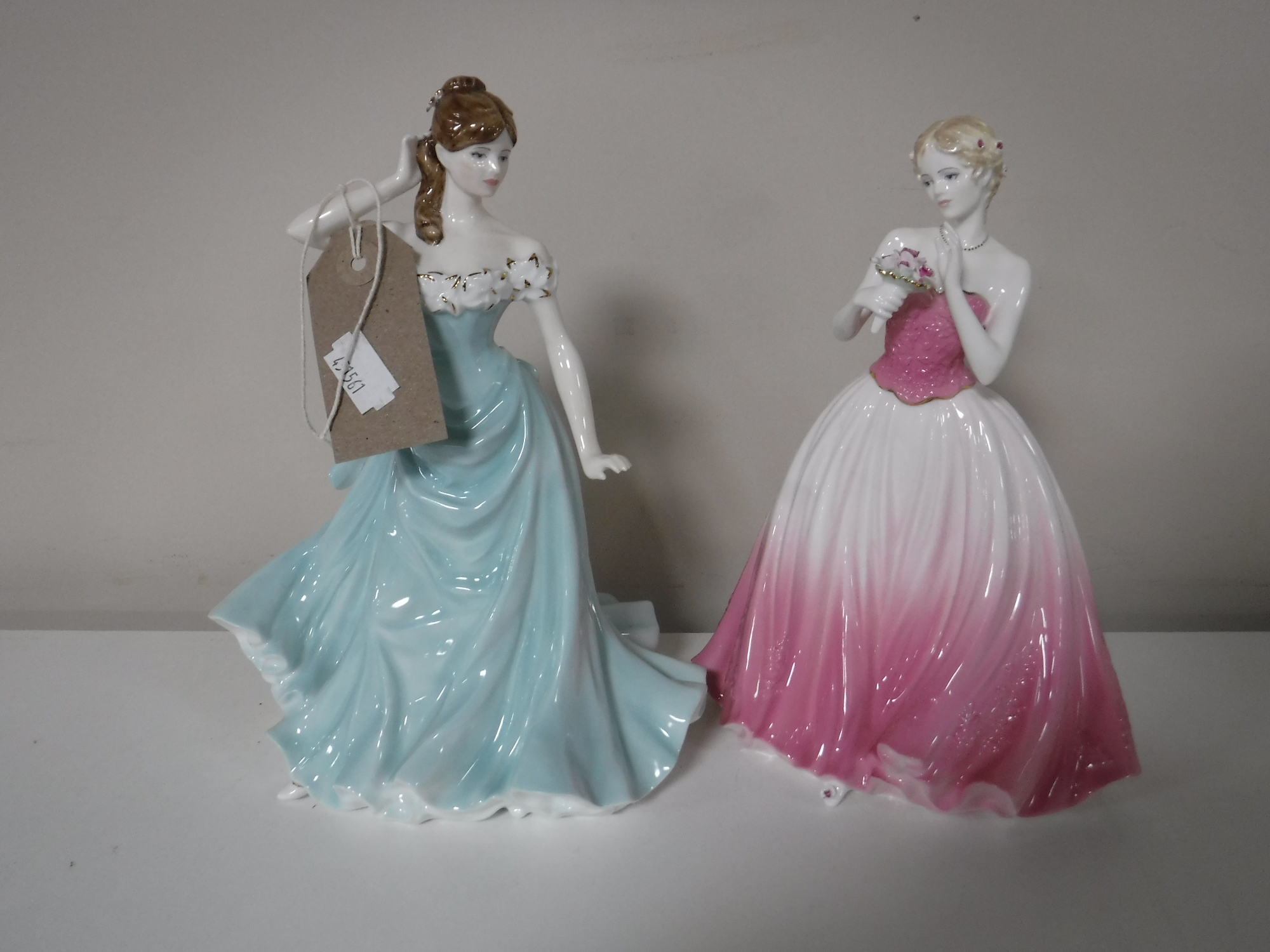 Two Coalport figures, 'Dearest Rose',