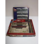 A boxed Lima Golden Series coach set,