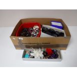 A box of costume jewellery