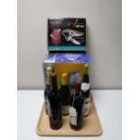 Five bottles of various wine to include Combelle Chardonnay vintage 1996,