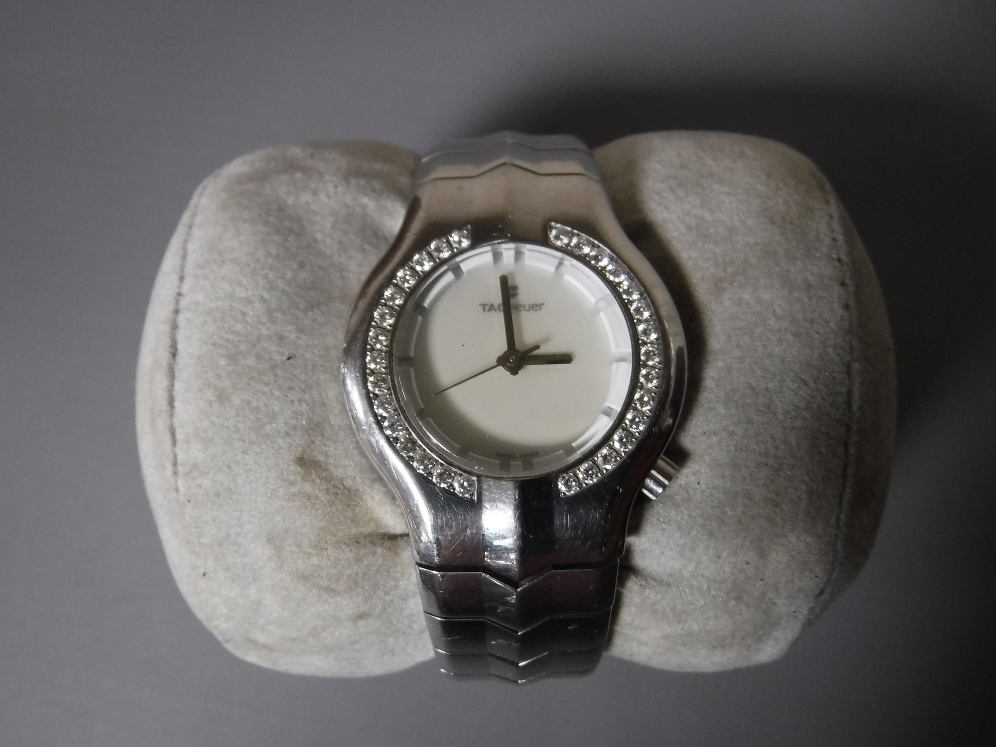 A Lady's stainless-steel wristwatch, signed Tag Heuer, model WP1317 Alter Ego, quartz movement, - Image 2 of 2