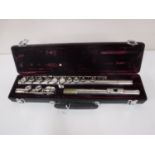 A Buffet Crampon Paris flute, numbered 228, in fitted case.