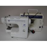 A Toyota electric sewing machine with foot pedal,