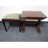 A Stag minstrel dressing table stool,